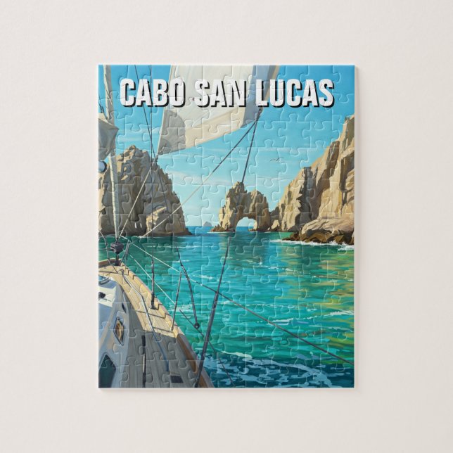 Quebra-cabeça Cabo San Lucas Mexico El Arco Viagem (Vertical)