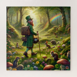 Quebra-cabeça Caça ao Caldeirão de Ouro do Leprechaun
