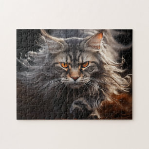 Quebra-cabeça Caça ao Gato Maine Coon