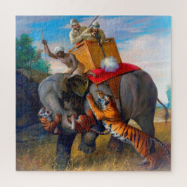 Quebra-cabeça Caça ao Tigre Briton Rivière 1920 