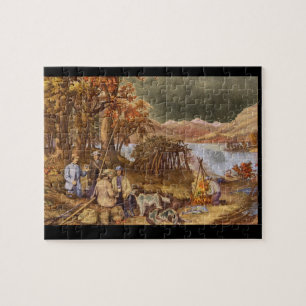 Quebra-cabeça Caça, pesca e Forest_Engravings