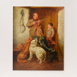 Quebra-cabeça Caçador e Menino por Arthur Fitzwilliam Tait 1876