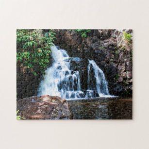 Quebra-cabeça Cachoeira de Waimea - exposição longa