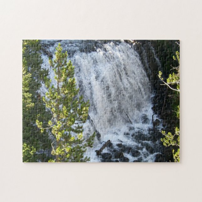 Quebra-cabeça Cachoeira de Yellowstone (Horizontal)
