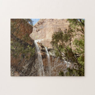 Quebra-cabeça Cachoeira do Emerald Pool I do Zion National Park
