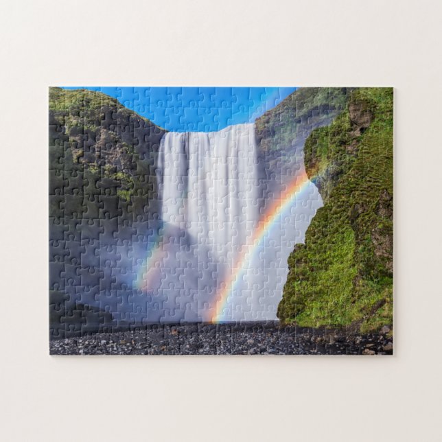 Quebra-cabeça Cachoeira e arco-íris (Horizontal)