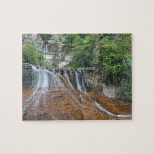 Quebra-cabeça Cachoeira, Parque Nacional Zion, Utah, EUA