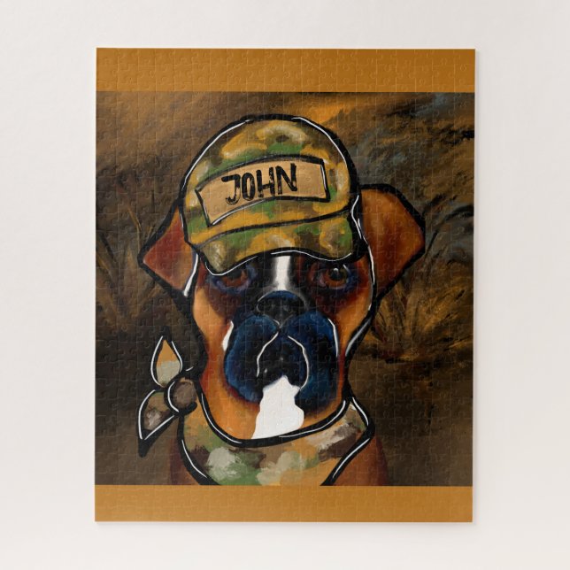 Quebra-cabeça Cachorro Boxer (Vertical)
