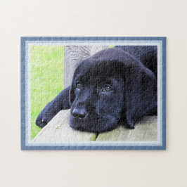 Quebra-cabeça Cachorro Cachorro Labrador Negro Cachorro Cachorro