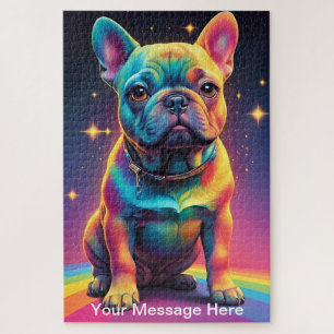 Quebra-cabeça Cachorro Cóctil Cachorro Cachorro Vibrante Arte Ar