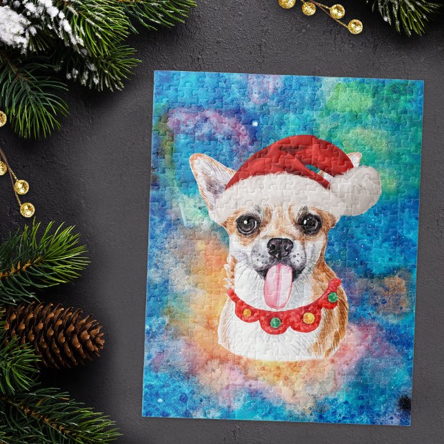Quebra-cabeça Cachorro da Raça Chihuahua Natal (Criador carregado)