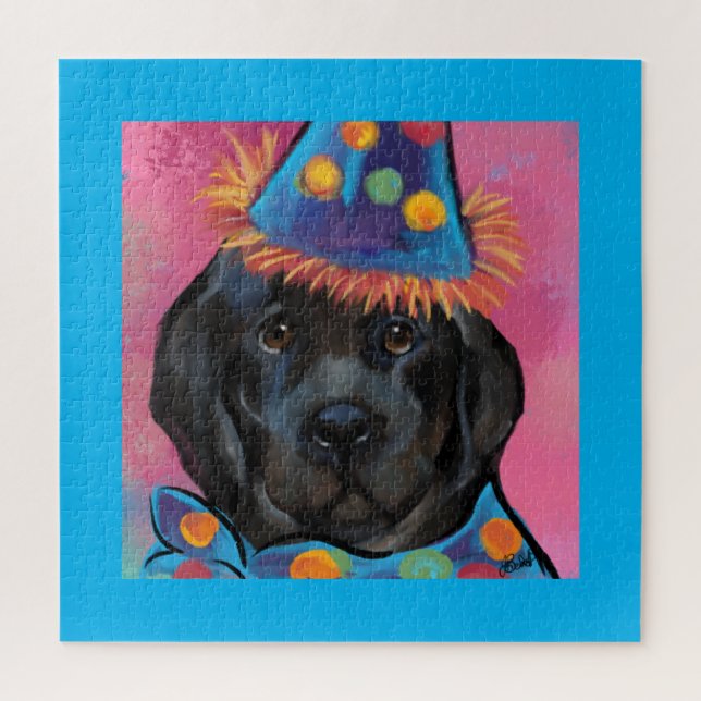 Quebra-cabeça Cachorro da Terra Nova (Vertical)