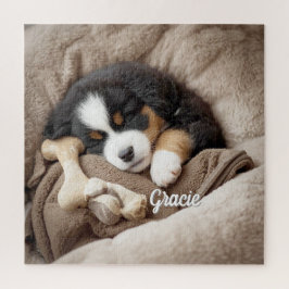 Quebra-cabeça Cachorro de Montanha Bernês Personalizado Impressi