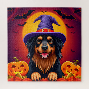 Quebra-cabeça Cachorro fofo de Halloween