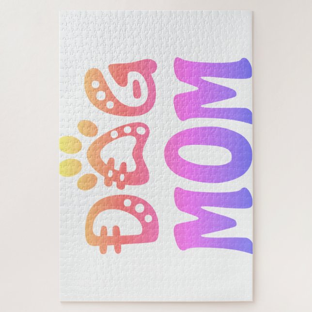 Quebra-cabeça Cachorro Mãe (Vertical)