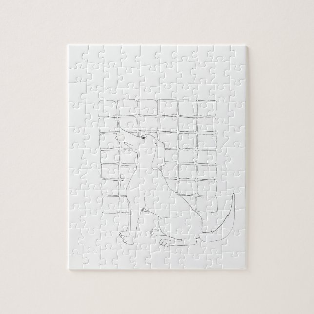 Quebra-cabeça Cachorro Original Desenho Chinês Ano de 2018 Quebr (Vertical)