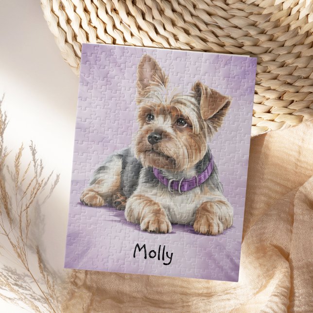 Quebra-cabeça Cachorro Yorkshire Personalizado Fofo (Criador carregado)