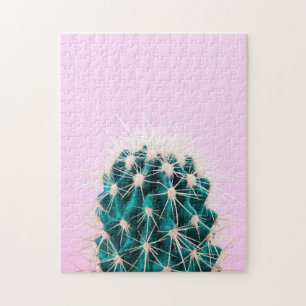 Quebra-cabeça Cacto de Prickley no rosa