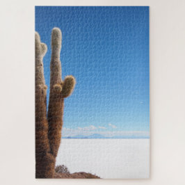 Quebra-cabeça Cacto gigante no Salar de Uyuni