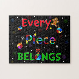 Quebra-cabeça Cada Pedaço Pertence ao Natal