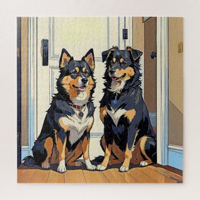 Quebra-cabeça Cães Encantadores (Vertical)