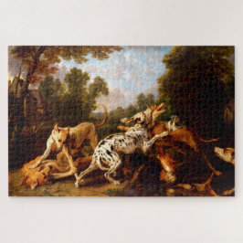 Quebra-cabeça Cães Lutando (por Frans Snyders)