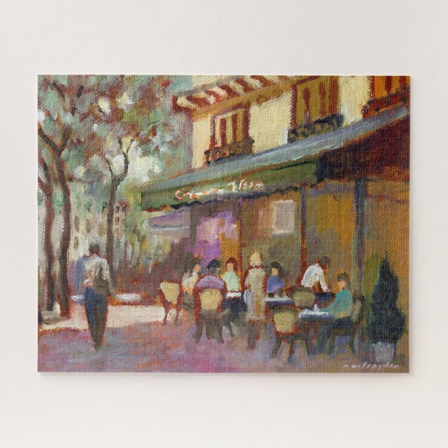 Quebra-cabeça Café 16x20 de Paris (Horizontal)