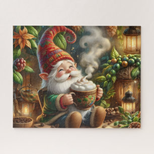 Quebra-cabeça Café Cozy Gnome