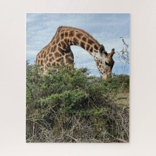 Quebra-cabeça Café da manhã com uma Girafa