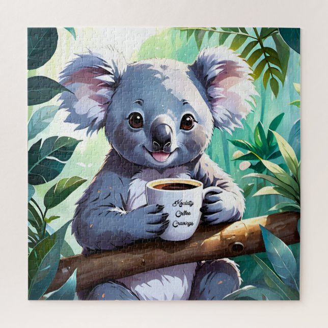Quebra-cabeça Café da Selva de Cozy Koala (Vertical)