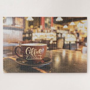 Quebra-cabeça Café Horário do Café