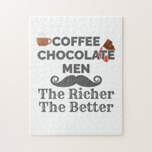 Quebra-cabeça Café Lover Chocolate Homens Mais Ricos