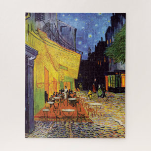 Quebra-cabeça Café Terrace à noite por Vincent Van Gogh