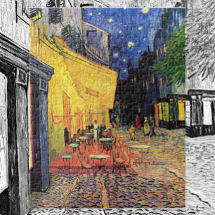 Quebra-cabeça Café Terrace à noite por Vincent van Gogh
