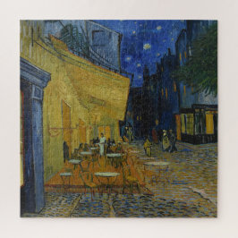 Quebra-cabeça Café Terrace à noite por Vincent van Gogh