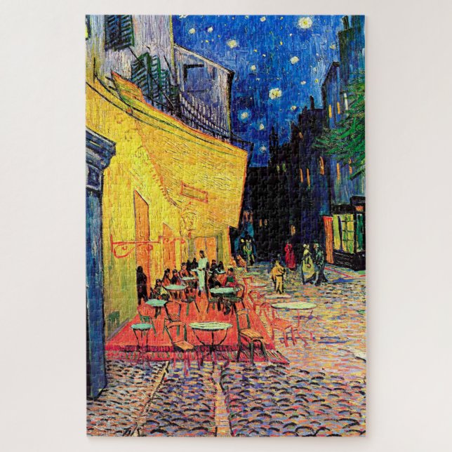 Quebra-cabeça Café Terrace à noite, Vincent van Gogh (Vertical)