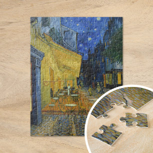 Quebra-cabeça Cafe Terrace à Noite Vincent Van Gogh