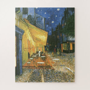 Quebra-cabeça Café Terrace - Pintura de Pintura de Vincent van