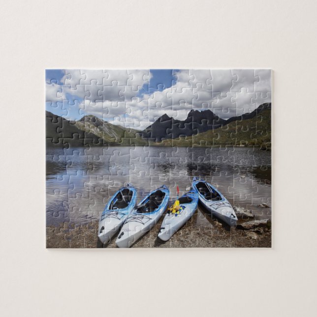 Quebra-cabeça Caiaques, Cradle Mountain e Dove Lake, Cradle (Horizontal)