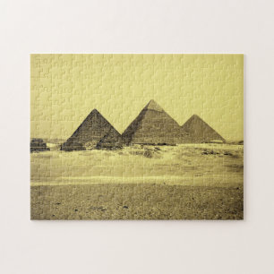 Quebra-cabeça Cairo, Pirâmides Egípcias - Egito (quebra-cabeç