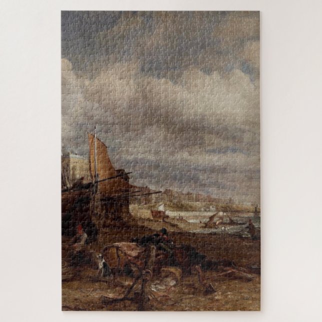 Quebra-cabeça Cais da Corrente em Brighton por John Constable (Vertical)