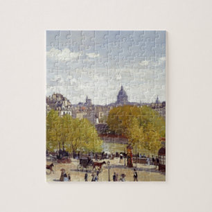 Quebra-cabeça Cais do Louvre, Paris por Claude Monet