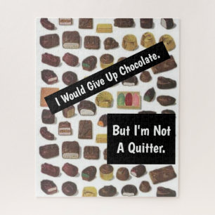 Quebra-cabeça Caixa de Chocolates Engraçado Sarcástico