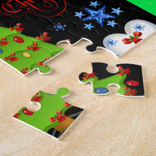 Quebra-cabeça Caixa de presente de puzzle de Natal para crianças