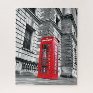 Quebra-cabeça Caixa vermelha do telefone de Londres - 16x20 -