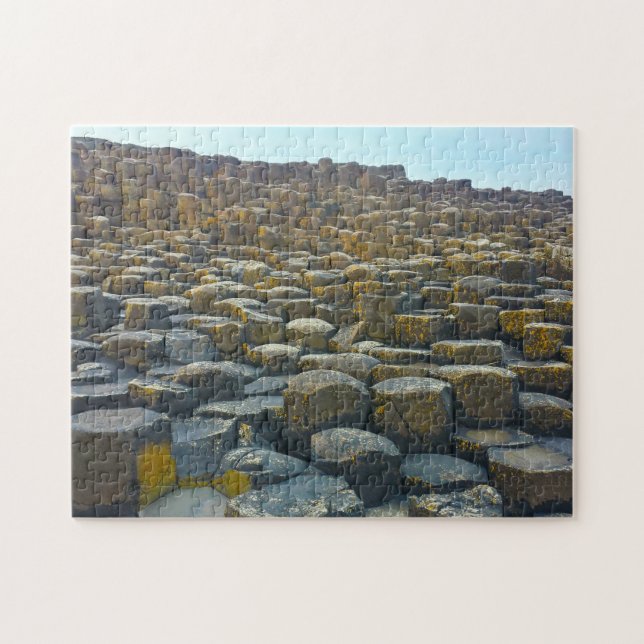 Quebra-cabeça Cala do Gigante Irlanda. (Horizontal)