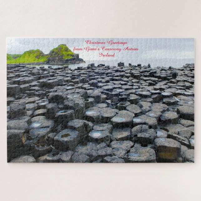 Quebra-cabeça Calçada do Gigante Antrim Irlanda.  (Horizontal)