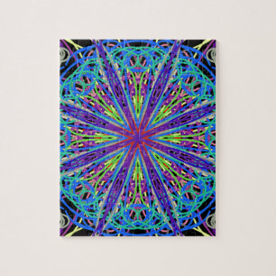 Quebra-cabeça Caleidoscópio Mandala Art Colores Jovens