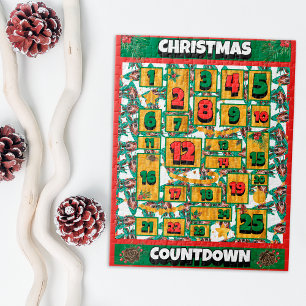 Quebra-cabeça Calendário de Advento de Natal Contagem Regressiva
