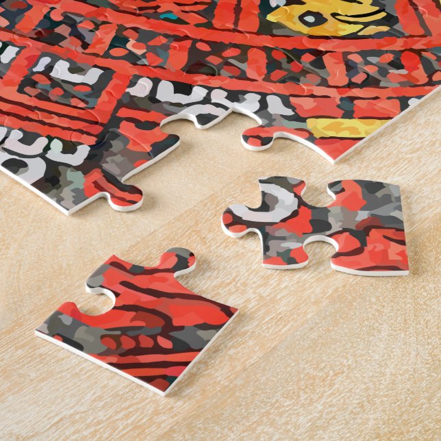 Quebra-cabeça Calendário maia (Lateral)